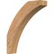 Ekena Millwork 5 1/2"W x 24"D x 28"H Thorton Smooth Knee Brace, Western Red Cedar BRC06X24X28THR00SWR - alternate 1